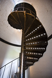 USA, Massachusetts, Cape Ann, Rockport. Thatcher Island, North Lighthouse Tower staircase USA, Massachusetts, Cape Ann, Rockport. Thatcher Island, North Lighthouse Tower staircase