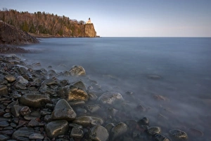 USA, Minnesota. Split Rock Lighthouse from the shore of Lake Superior USA, Minnesota. Split Rock Lighthouse from the shore of Lake Superior