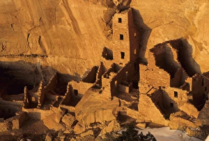 USA, Native American Cliff Dwellings, Square Tower House, Mesa Verde National Park USA, Native American Cliff Dwellings, Square Tower House, Mesa Verde National Park