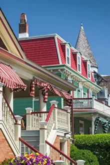 USA, New Jersey, Cape May. Victorian house detail USA, New Jersey, Cape May. Victorian house detail