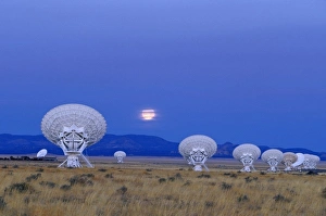 USA, New Mexico, Plains of San Augustin. The 27 Very Large Array antennas that comprise USA, New Mexico, Plains of San Augustin. The 27 Very Large Array antennas that comprise