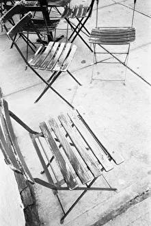 USA, NEW YORK: New York City Cafe Chairs, Greenwich Village USA, NEW YORK: New York City Cafe Chairs, Greenwich Village