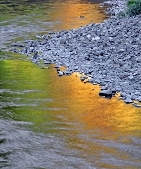 USA, Oregon. Autumn reflections in Collawash River. Credit as: Steve Terrill / Jaynes USA, Oregon. Autumn reflections in Collawash River. Credit as: Steve Terrill / Jaynes