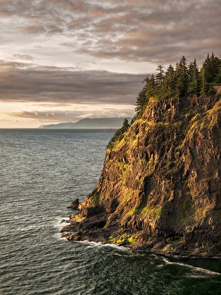 USA, Oregon, Cape Meares State Park at sunset USA, Oregon, Cape Meares State Park at sunset