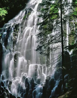 USA, Oregon, Mt Hood Wilderness. Ramona Falls landscape USA, Oregon, Mt Hood Wilderness. Ramona Falls landscape