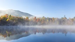 USA, Tennessee. Morning fog on Indian Boundary Lake USA, Tennessee. Morning fog on Indian Boundary Lake