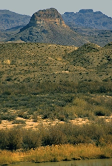 USA, Texas, Big Bend National Park. Scenic landscape of the Big Bend National Park USA, Texas, Big Bend National Park. Scenic landscape of the Big Bend National Park