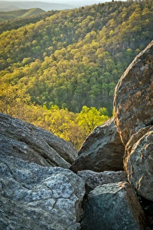 USA, Virginia, Hazel Mountain Overlook. View of boulders and forest. Credit as: Jay USA, Virginia, Hazel Mountain Overlook. View of boulders and forest. Credit as: Jay