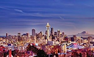 USA, Washington, Seattle, New Years Day in Seattle USA, Washington, Seattle, New Years Day in Seattle