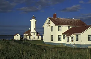 USA, Washington State, Port Townsend. Point Wilson Lighthouse at entrance to Admiralty Inlet USA, Washington State, Port Townsend. Point Wilson Lighthouse at entrance to Admiralty Inlet