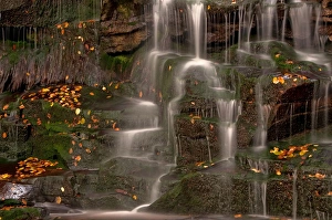 USA, West Virginia, Blackwater Falls. Waterfall cascade on rock face. Credit as USA, West Virginia, Blackwater Falls. Waterfall cascade on rock face. Credit as