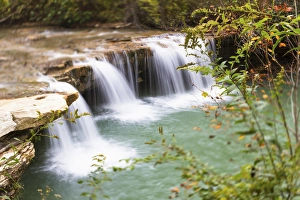 USA, West Virginia, Canaan Valley. A small waterfall on the North Fork of the Blackwater USA, West Virginia, Canaan Valley. A small waterfall on the North Fork of the Blackwater