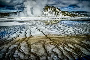 Images Dated 26th January 2011: USA, Wyoming, Yellowstone National Park, winter, springs
