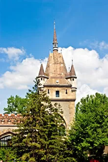 Buda Gallery: Vajdahunyad Castle in Varosliget (City Park), Budapest, Hungary