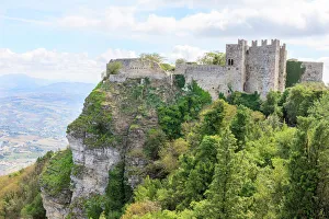 Venus Castle. Norman structure from 12th Century. Erice. Sicily. Italy Venus Castle. Norman structure from 12th Century. Erice. Sicily. Italy