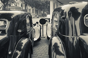Vietnam, Hanoi, antique French Citroen Traction-Avant cars Vietnam, Hanoi, antique French Citroen Traction-Avant cars