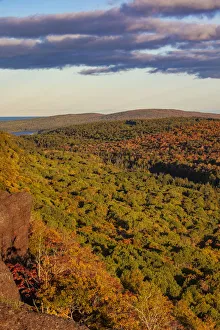 View from Brockway Mountain near Copper Harbor in the Upper Peninsula of Michigan, USA View from Brockway Mountain near Copper Harbor in the Upper Peninsula of Michigan, USA
