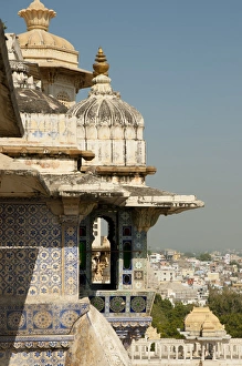 View from the City Palace, Udaipur, Rajasthan, India View from the City Palace, Udaipur, Rajasthan, India