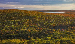 View of Lake Medora from Brockway Mountain near Copper Harbor in the Upper Peninsula of View of Lake Medora from Brockway Mountain near Copper Harbor in the Upper Peninsula of