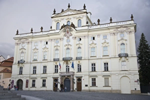 View near entrance of Prague Castle, Historical Center of Prague-UNESCO World Cultural View near entrance of Prague Castle, Historical Center of Prague-UNESCO World Cultural