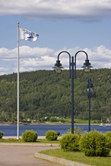 View of the Saguenay River from the port of La Baie (Ville Saguenay.) View of the Saguenay River from the port of La Baie (Ville Saguenay.)