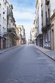 A view of the street 25 Mayo 25th of May in the Old Town Ciudad Vieja. Montevideo A view of the street 25 Mayo 25th of May in the Old Town Ciudad Vieja. Montevideo