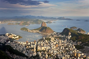 View over Sugarloaf mountain in Guanabara Bay, Rio de Janeiro View over Sugarloaf mountain in Guanabara Bay, Rio de Janeiro