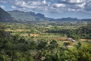 View of Vinales Valley seen from Hotel Los Jazmines viewpoint, Vinales, Cuba View of Vinales Valley seen from Hotel Los Jazmines viewpoint, Vinales, Cuba