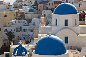 The village of Oia Santorini Cyclades islands, Greece The village of Oia Santorini Cyclades islands, Greece