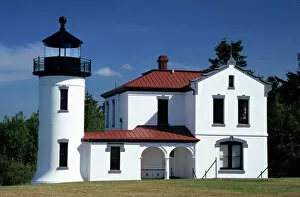 Images Dated 2nd August 2012: WA, Fort Casey State Park; Admiralty Head Lighthouse, established 1861, built 1903
