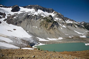 WA, Glacier Peak Wilderness, Lyman Glacier, at Upper Lyman Lake WA, Glacier Peak Wilderness, Lyman Glacier, at Upper Lyman Lake