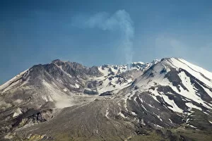 Center Gallery: WA, Mount Saint Helens National Volcanic Monument, Mt. St. Helens, crater and lava dome