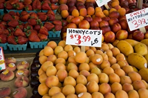 WA, Seattle, Fruit display at the Pike Place Market WA, Seattle, Fruit display at the Pike Place Market