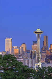 WA, Seattle, skyline from Kerry Park WA, Seattle, skyline from Kerry Park