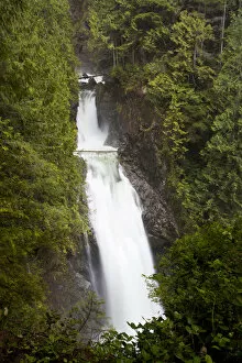Images Dated 21st May 2011: WA, Wallace Falls State Park, Upper Wallace Falls, on the Wallace River