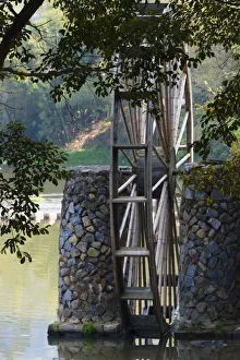 Water wheel by the river, Yunshuiyao Village, Nanjing County, Fujian Province, China Water wheel by the river, Yunshuiyao Village, Nanjing County, Fujian Province, China