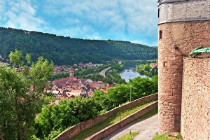 Citadel Collection: Wertheim, Germany Wertheim Castle overlooks the Main river valley
