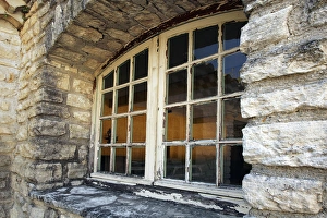 Windows in French Villa in provence region of southern France Windows in French Villa in provence region of southern France
