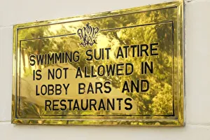 English Text Gallery: Winter Palace Hotel. Luxor, Egypt. (Editorial Usage Only)