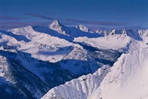 Images Dated 15th January 2013: WS-86 View of Pfeifferhorn from the Big Cottonwood Ridge, near Alta, Wasatch Mountains