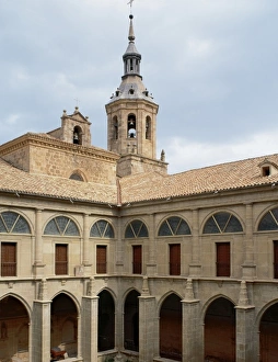 Yuso Monastery. Cloister. Partial view. San Millan de la Cogolla. La rioja. Spain Yuso Monastery. Cloister. Partial view. San Millan de la Cogolla. La rioja. Spain
