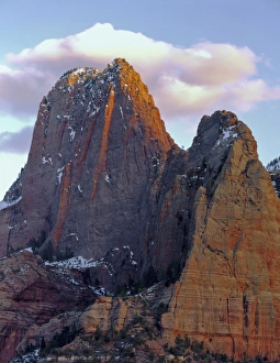 Zion National Park Gallery: Zion National Park, Utah. USA. Nagunt Mesa a sunset. Kolob Canyons