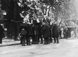 Funeral of Captain Sir Eyre Massey Shaw, London Funeral of Captain Sir Eyre Massey Shaw, London