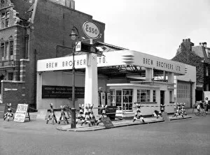 1957 Gallery: Petrol station, Old Brompton Road, London SW7