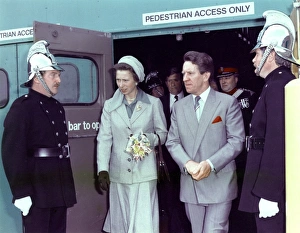 Princess Anne at the Birmingham Fire Show Princess Anne at the Birmingham Fire Show