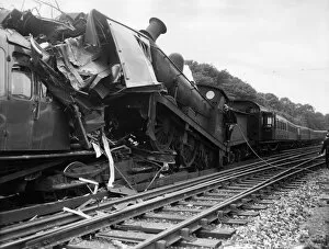 Accidents Gallery: Train collision, Maze Hill Station, SE London