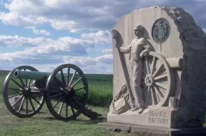 Artillery Gallery: 15th New York Battery memorial, Gettysburg Battlefield