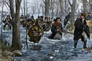 Northwest Territory Gallery: American advance on Vincennes, Indiana, 1779