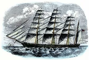 Sailing Ship Gallery: American clipper ship Great Republic