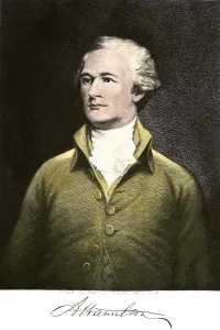 Alexander Hamilton Prints: Alexander Hamilton Hand-Colored Print